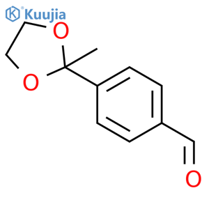 4-(2-Methyl-1,3-dioxolan-2-yl)benzaldehyde structure