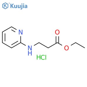 β-Alanine, N-2-pyridinyl-, ethyl ester, hydrochloride (1:1) structure