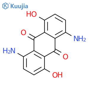 1,5-Diamino-4,8-dihydroxy-9,10-anthracenedione structure