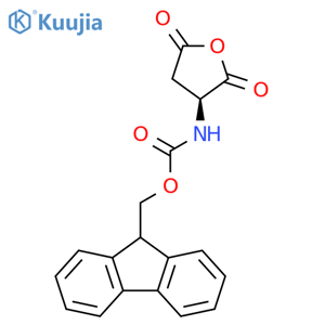 N-(9-Fluorenyl)methoxycarbonyl-aspartic anhyd ride structure