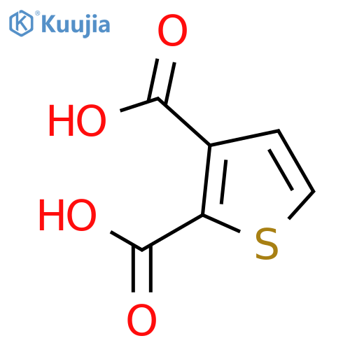 Thiophene-2,3-dicarboxylic acid structure