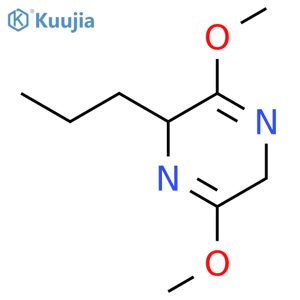 Pyrazine,2,5-dihydro-3,6-dimethoxy-2-propyl-, (R)- (9CI) structure