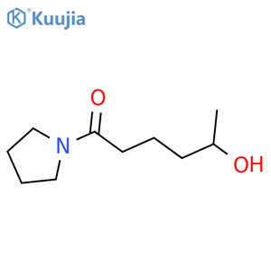 1-Hexanone, 5-hydroxy-1-(1-pyrrolidinyl)- structure