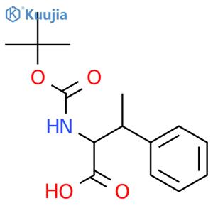 (2R,3R)-N-BOC-2-Amino-3-phenyl-butyric Acid structure