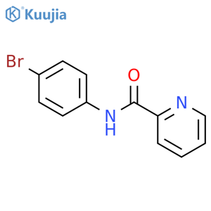 N-(4-bromophenyl)pyridine-2-carboxamide structure