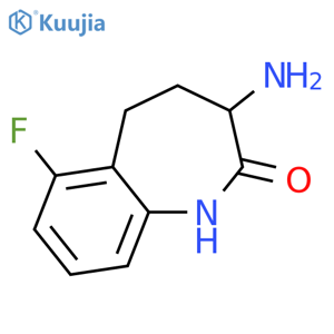 3-Amino--6-fluoro-1H,3H,4H,5H-benzo[f]azepin-2-one structure