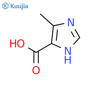 4-methyl-1H-imidazole-5-carboxylic acid structure