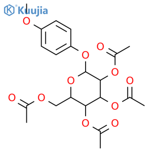 4-Methoxyphenyl 2,3,4,6-Tetra-O-acetyl-β-D-glucopyanoside structure