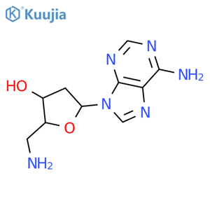 Adenosine,5'-amino-2',5'-dideoxy- structure