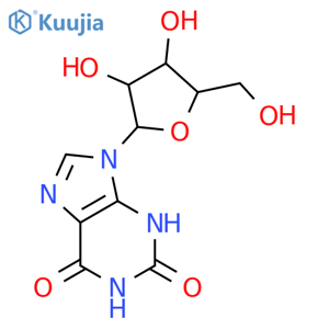 Xanthosine-13C5 structure