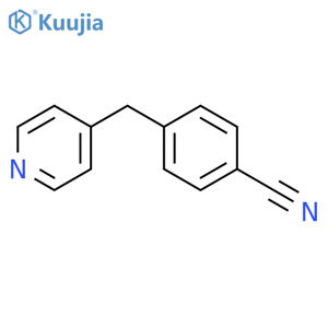 Benzonitrile, 4-(4-pyridinylmethyl)- structure