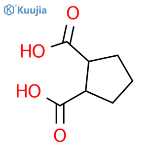 trans-1,2-Cyclopentanedicarboxylic Acid structure