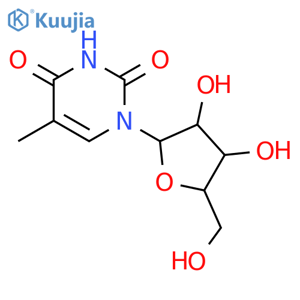 5-Methyluridine structure