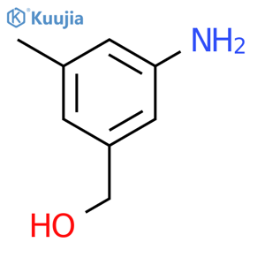 (3-amino-5-methylphenyl)methanol structure