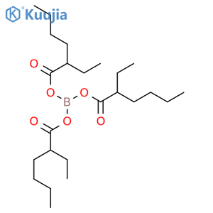 Tris(2-ethylhexanoyl) Borate structure