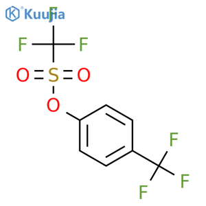 p-(Trifluoromethyl)phenyl Triflate structure