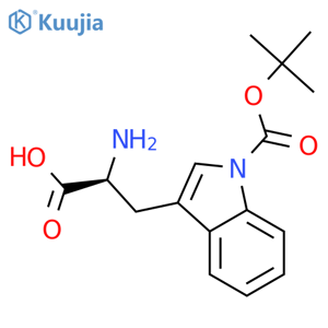 H-Trp(Boc)-OH structure