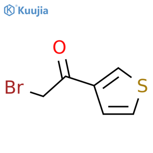 2-Bromo-1-(thiophen-3-yl)ethanone structure