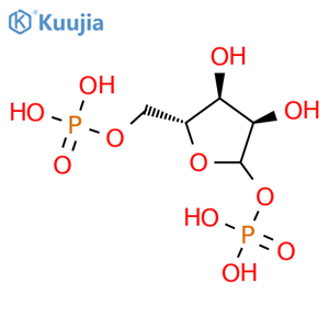 D-Ribose 1,5-diphosphate structure