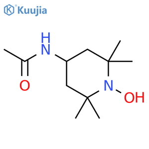 N-(1-λ1-oxidanyl-2,2,6,6-tetramethyl-4-piperidyl)acetamide structure