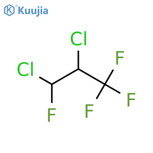 Propane,2,3-dichloro-1,1,1,3-tetrafluoro- structure