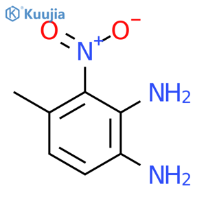 1,2-Benzenediamine,4-methyl-3-nitro- structure