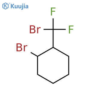 1-Bromo-2-(bromodifluoromethyl)-cyclohexane structure