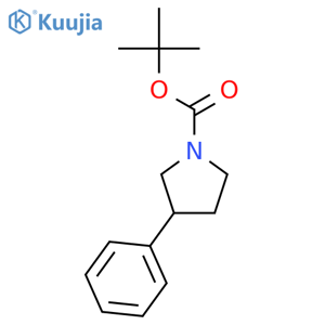 1-Boc-3-Phenyl-Pyrrolidine structure