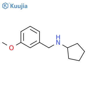 N-[(3-methoxyphenyl)methyl]cyclopentanamine structure