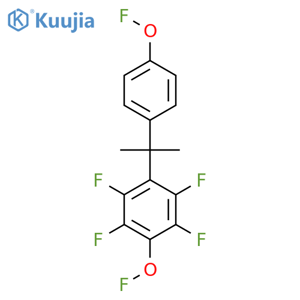 2,2-Bis-(4-hydroxyphenyl)hexafluoropropane structure