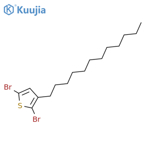 2,5-Dibromo-3-dodecylthiophene structure