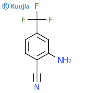 2-Amino-4-(trifluoromethyl)benzonitrile structure