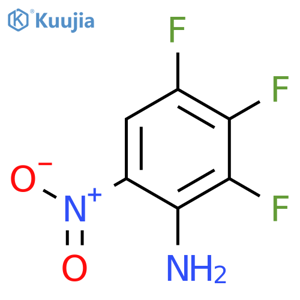 2,3,4-Trifluoro-6-nitroaniline structure