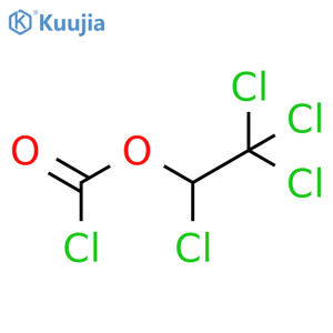 Carbonochloridic acid, 1,2,2,2-tetrachloroethyl ester, (±)- structure