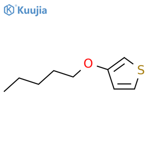 Thiophene, 3-(pentyloxy)- structure