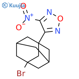 3-(3-Bromotricyclo[3.3.1.13,7]dec-1-yl)-4-nitro-1,2,5-oxadiazole structure