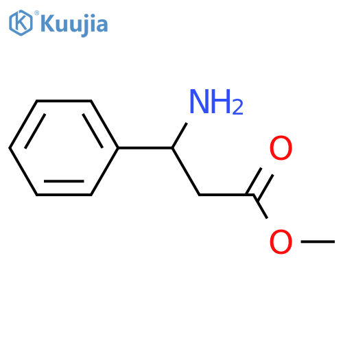 methyl 3-amino-3-phenylpropanoate structure