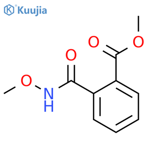 Benzoic acid, 2-[(methoxyamino)carbonyl]-, methyl ester structure