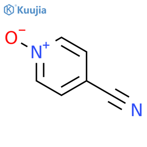 4-Cyanopyridine N-oxide structure