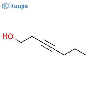 3-Heyptyn-1-ol structure