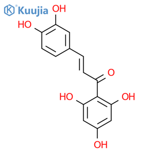 2-Propen-1-one,3-(3,4-dihydroxyphenyl)-1-(2,4,6-trihydroxyphenyl)-, (2E)- structure