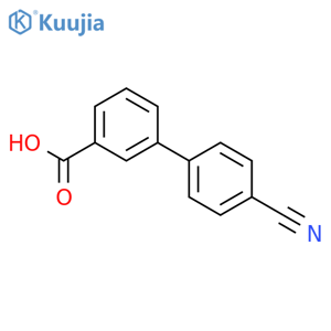 4'-Cyanobiphenyl-3-carboxylic acid structure