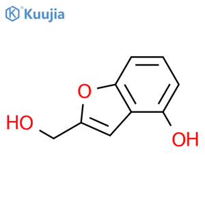 4-hydroxy-3-Benzofuranmethanol structure