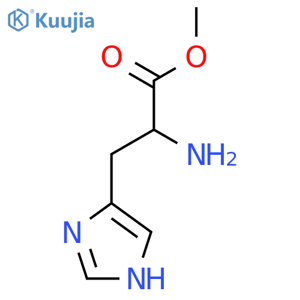 methyl (2S)-2-amino-3-(1H-imidazol-4-yl)propanoate structure