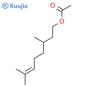 Citronellyl acetate structure