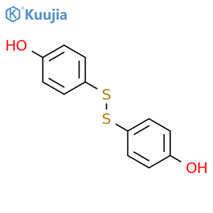 Bis(4-hydroxyphenyl)disulfide structure