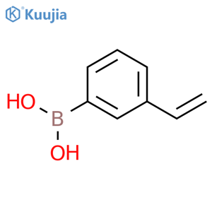 (3-vinylphenyl)boronic acid structure