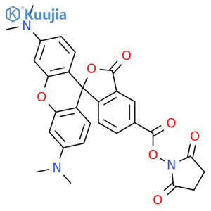 NHS-5(6)Carboxyrhodamine (Mixture of 2 Isomers) structure