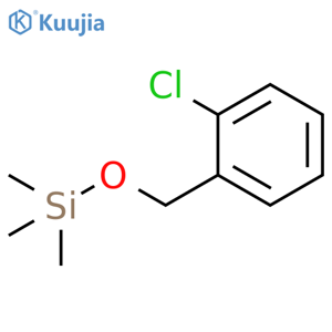 Silane, [(2-chlorophenyl)methoxy]trimethyl- structure