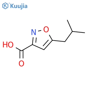 5-Isobutylisoxazole-3-carboxylic acid structure